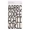 12 Pack: Black Large Font Alphabet Stickers by Recollections™